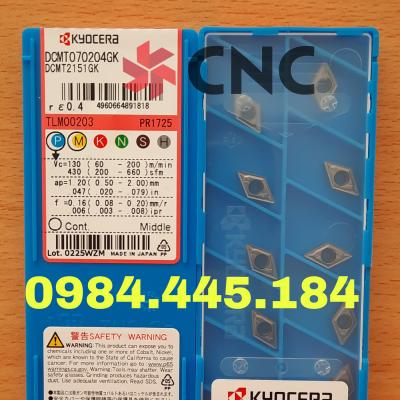 Mảnh tiện Thép+Inox DCMT070204GK-PR1725